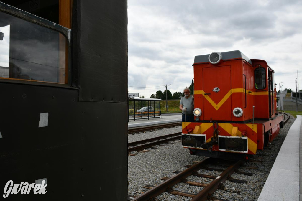 Wąskotorówka wróciła do Miasteczka Śl. Stacja przebudowana