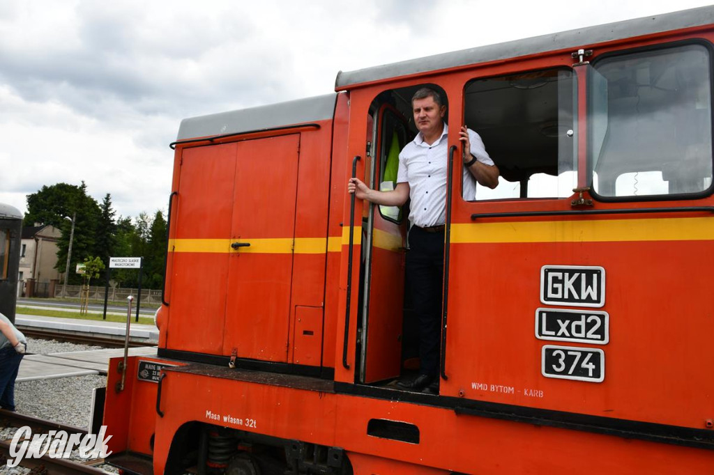Wąskotorówka wróciła do Miasteczka Śl. Stacja przebudowana