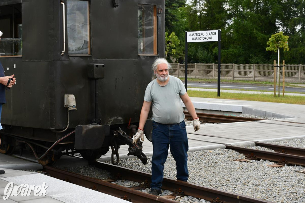 Wąskotorówka wróciła do Miasteczka Śl. Stacja przebudowana