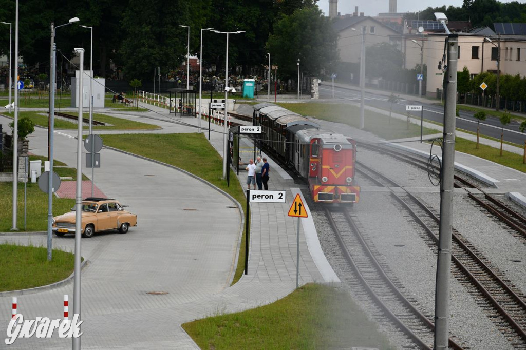 Wąskotorówka wróciła do Miasteczka Śl. Stacja przebudowana