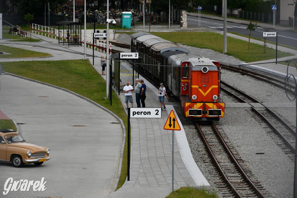 Wąskotorówka wróciła do Miasteczka Śl. Stacja przebudowana