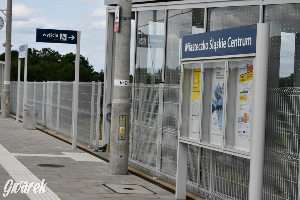 Wąskotorówka wróciła do Miasteczka Śl. Stacja przebudowana