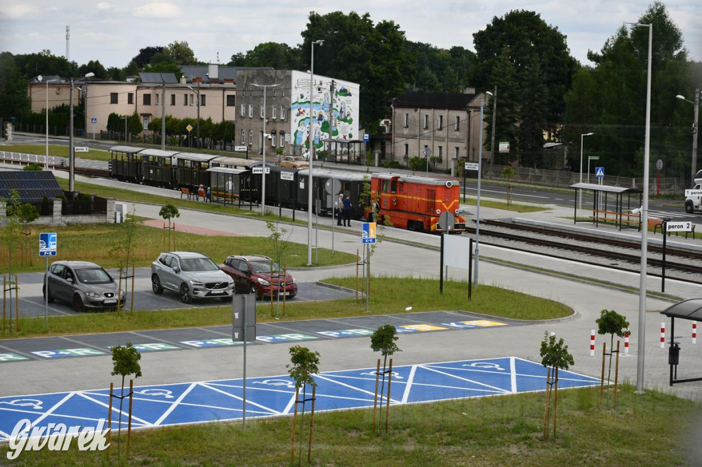 Wąskotorówka wróciła do Miasteczka Śl. Stacja przebudowana