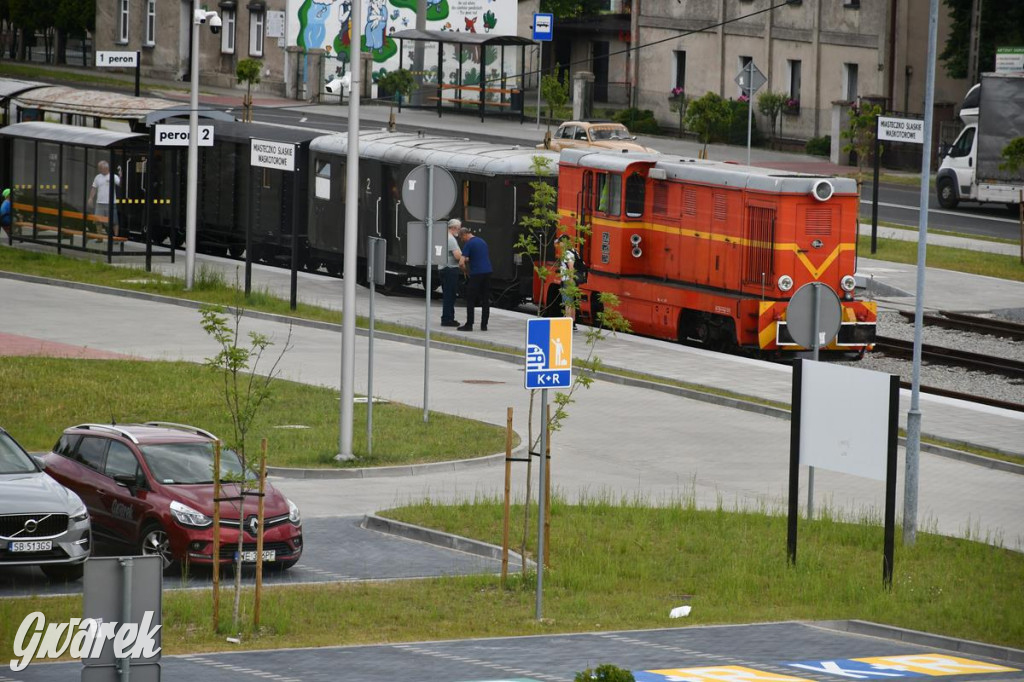 Wąskotorówka wróciła do Miasteczka Śl. Stacja przebudowana