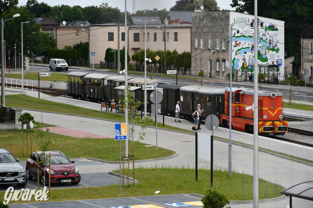 Wąskotorówka wróciła do Miasteczka Śl. Stacja przebudowana