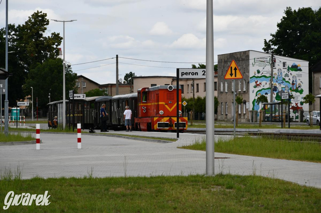 Wąskotorówka wróciła do Miasteczka Śl. Stacja przebudowana