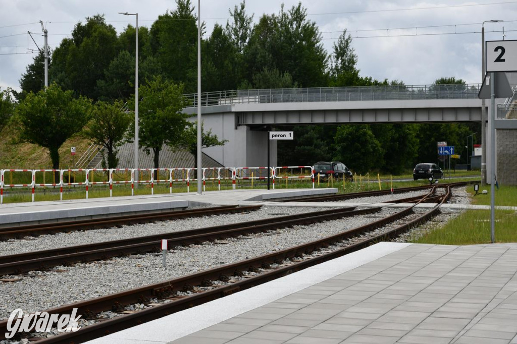 Wąskotorówka wróciła do Miasteczka Śl. Stacja przebudowana