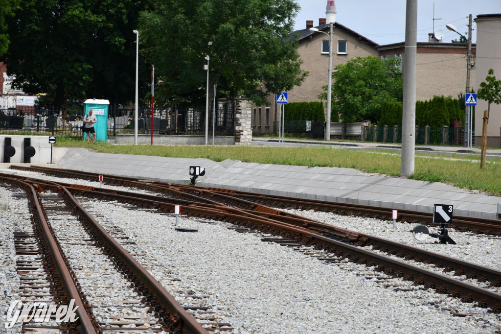 Wąskotorówka wróciła do Miasteczka Śl. Stacja przebudowana