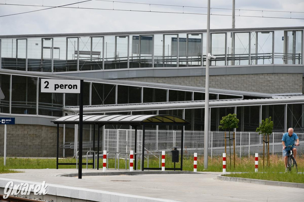 Wąskotorówka wróciła do Miasteczka Śl. Stacja przebudowana