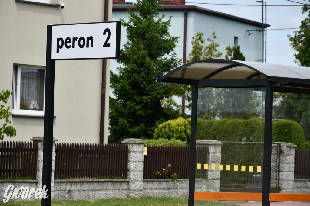 Wąskotorówka wróciła do Miasteczka Śl. Stacja przebudowana