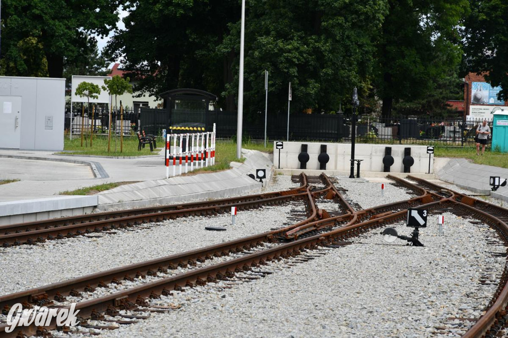 Wąskotorówka wróciła do Miasteczka Śl. Stacja przebudowana