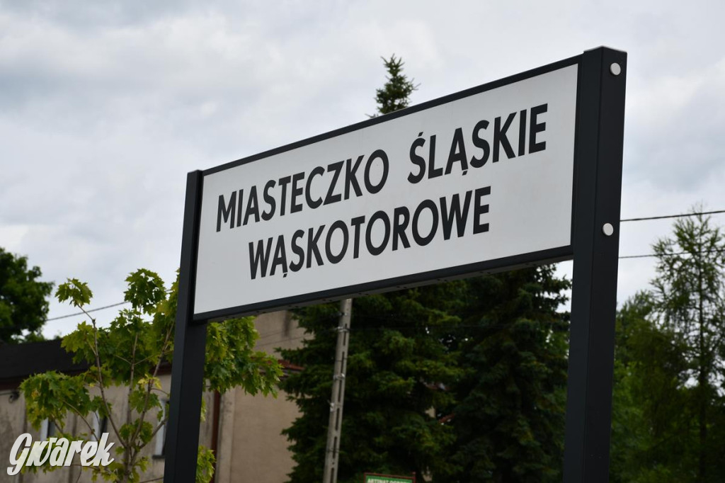 Wąskotorówka wróciła do Miasteczka Śl. Stacja przebudowana