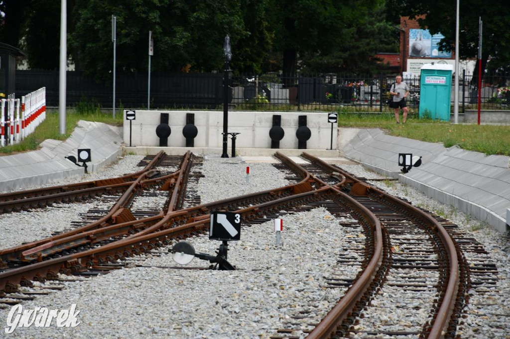 Wąskotorówka wróciła do Miasteczka Śl. Stacja przebudowana