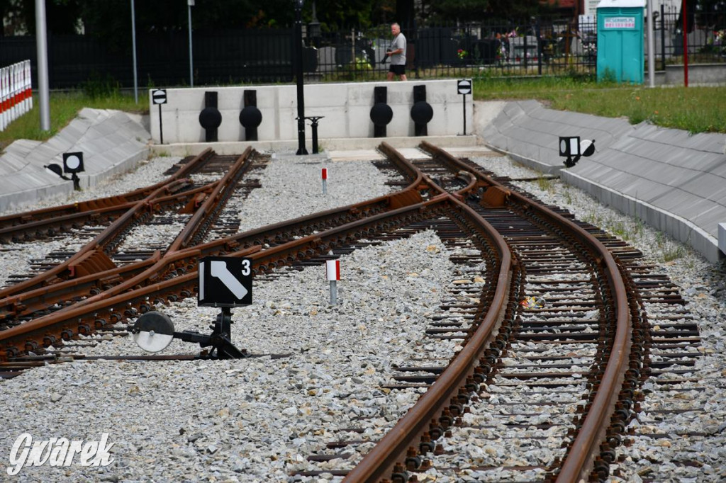 Wąskotorówka wróciła do Miasteczka Śl. Stacja przebudowana