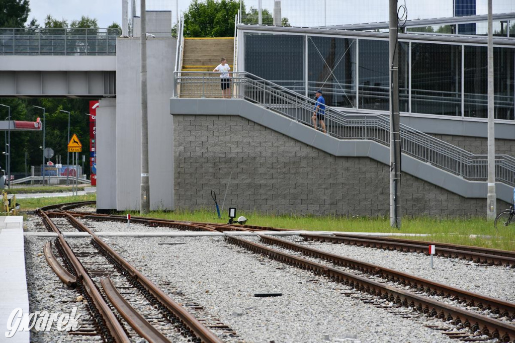 Wąskotorówka wróciła do Miasteczka Śl. Stacja przebudowana