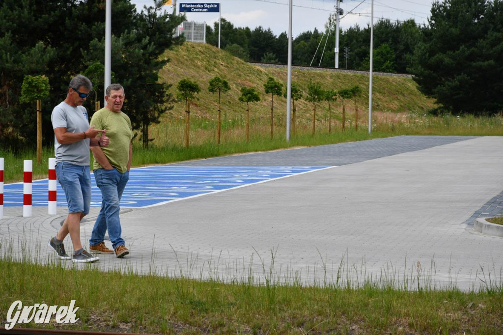 Wąskotorówka wróciła do Miasteczka Śl. Stacja przebudowana
