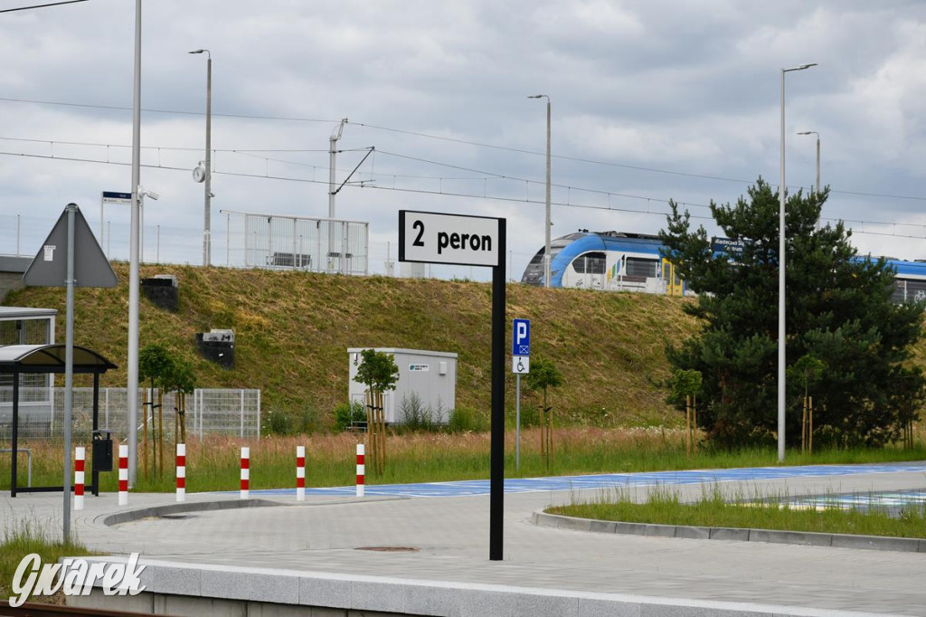 Wąskotorówka wróciła do Miasteczka Śl. Stacja przebudowana