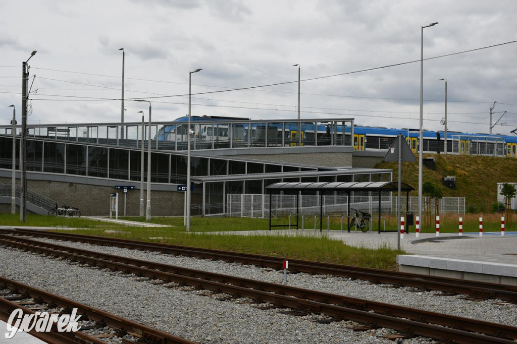 Wąskotorówka wróciła do Miasteczka Śl. Stacja przebudowana