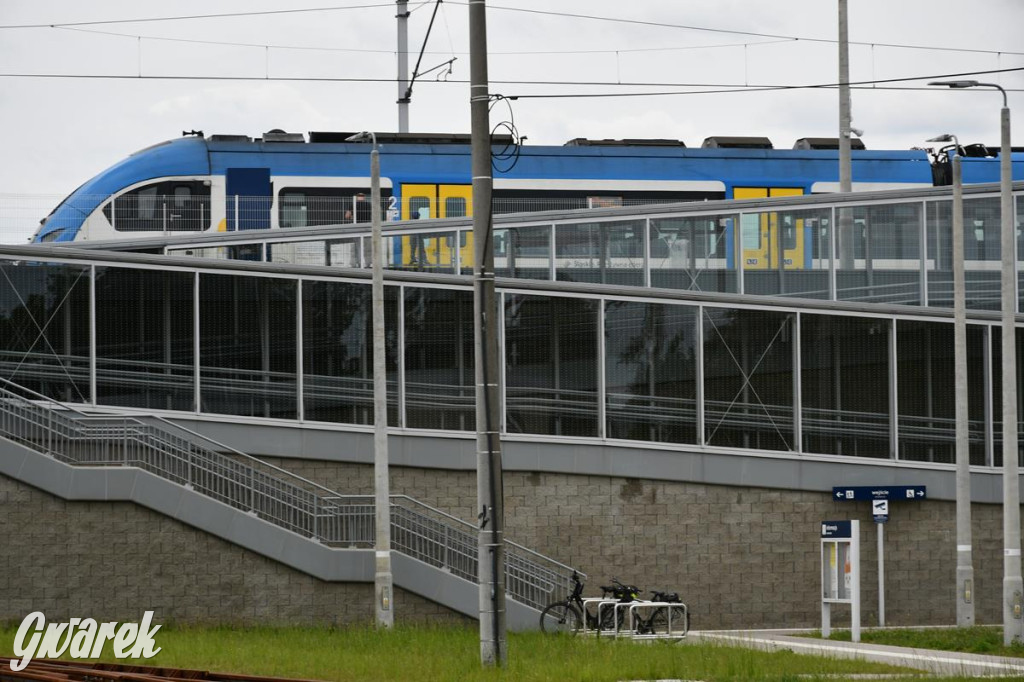 Wąskotorówka wróciła do Miasteczka Śl. Stacja przebudowana