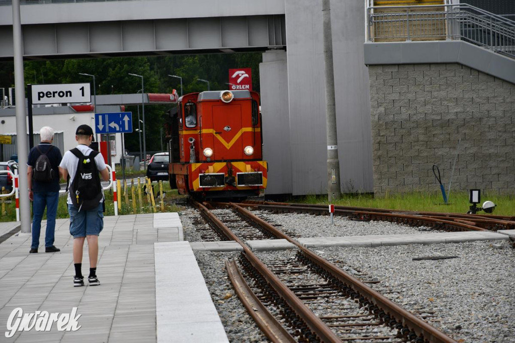 Wąskotorówka wróciła do Miasteczka Śl. Stacja przebudowana