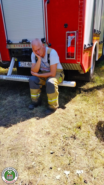 Rano w Tworogu wybuchł pożar lasu