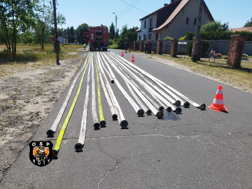 Rano w Tworogu wybuchł pożar lasu