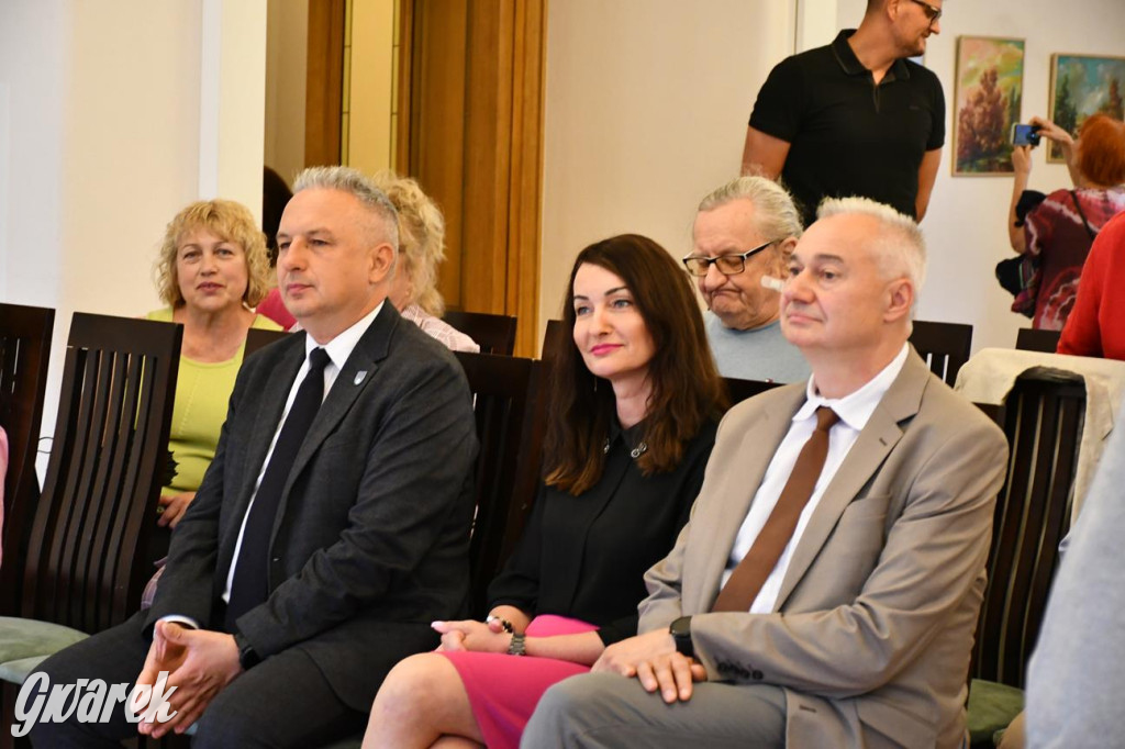 Plener malarski. Wernisaż w pałacu w Nakle Śląskim