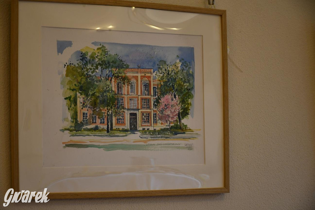 Plener malarski. Wernisaż w pałacu w Nakle Śląskim