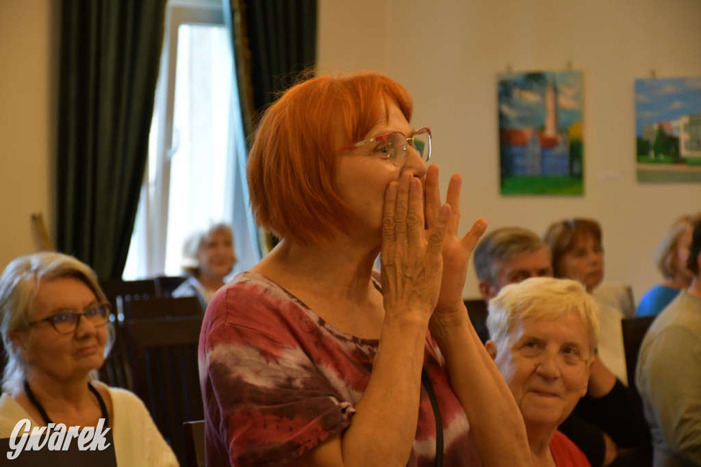 Plener malarski. Wernisaż w pałacu w Nakle Śląskim