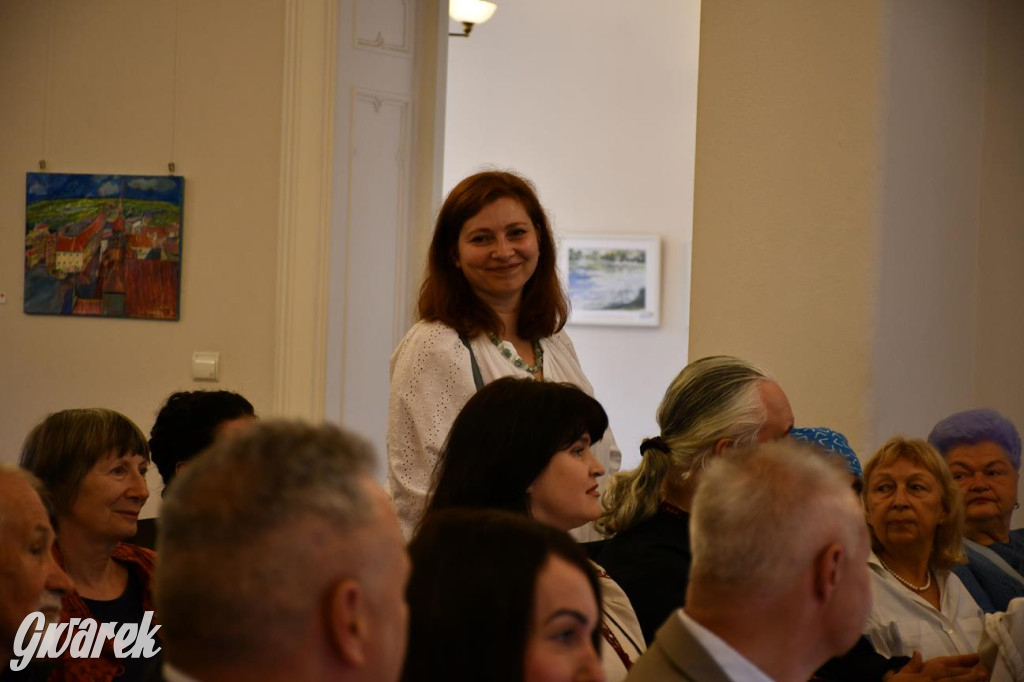 Plener malarski. Wernisaż w pałacu w Nakle Śląskim