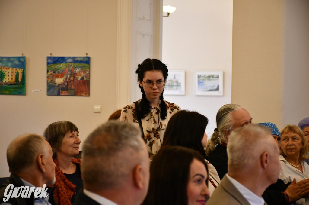 Plener malarski. Wernisaż w pałacu w Nakle Śląskim