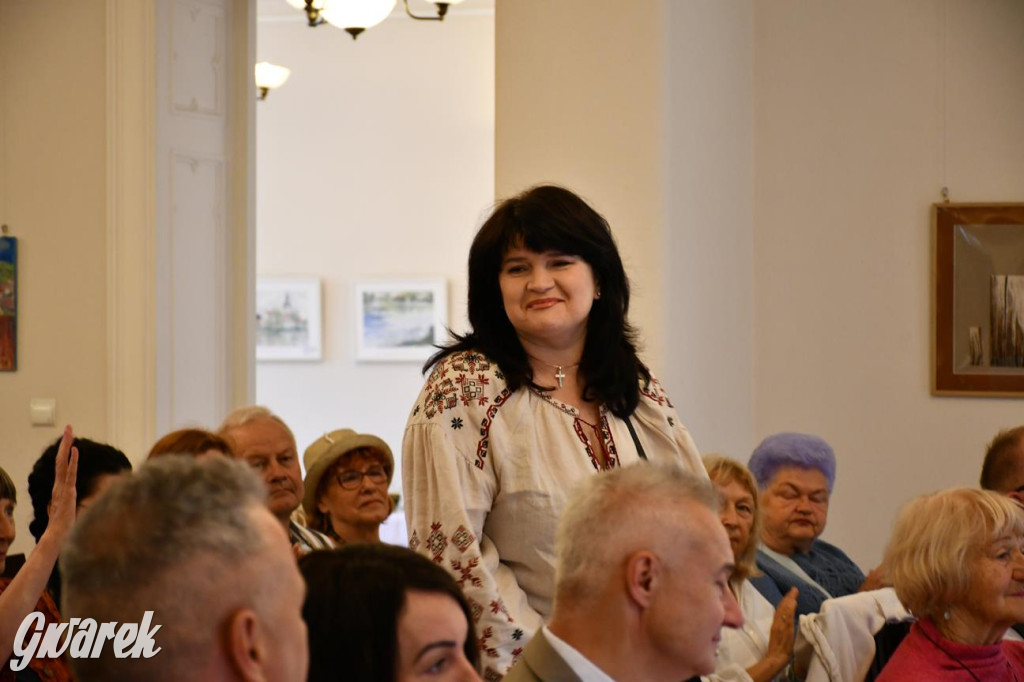 Plener malarski. Wernisaż w pałacu w Nakle Śląskim