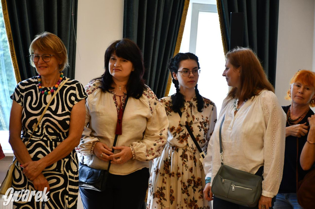 Plener malarski. Wernisaż w pałacu w Nakle Śląskim