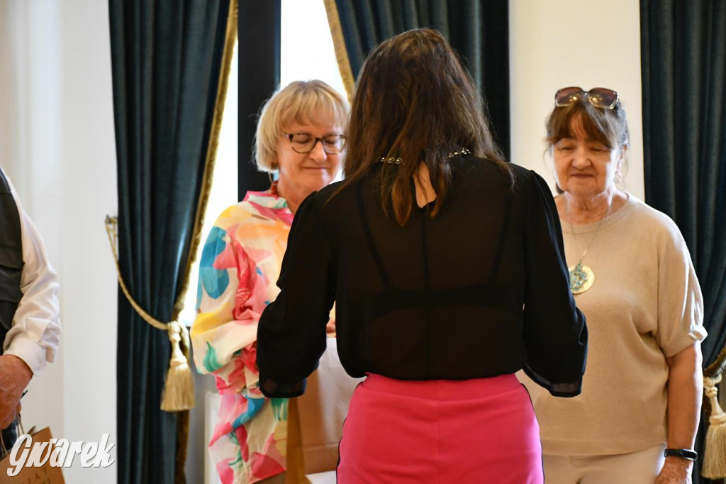 Plener malarski. Wernisaż w pałacu w Nakle Śląskim