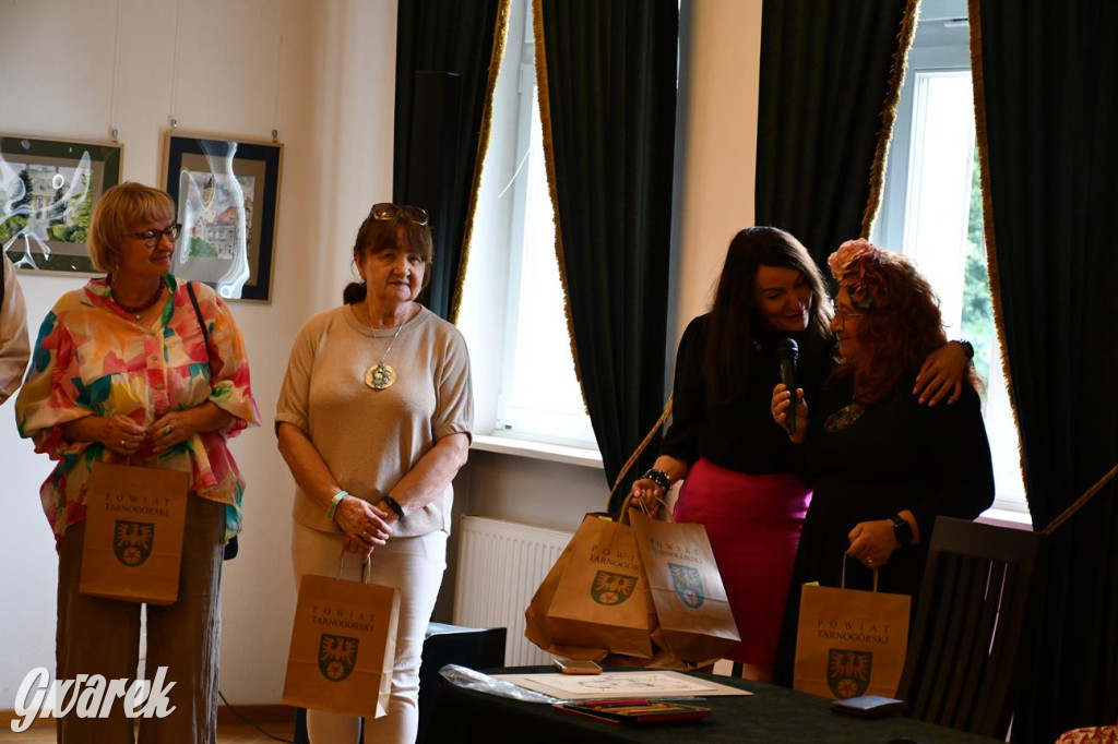 Plener malarski. Wernisaż w pałacu w Nakle Śląskim