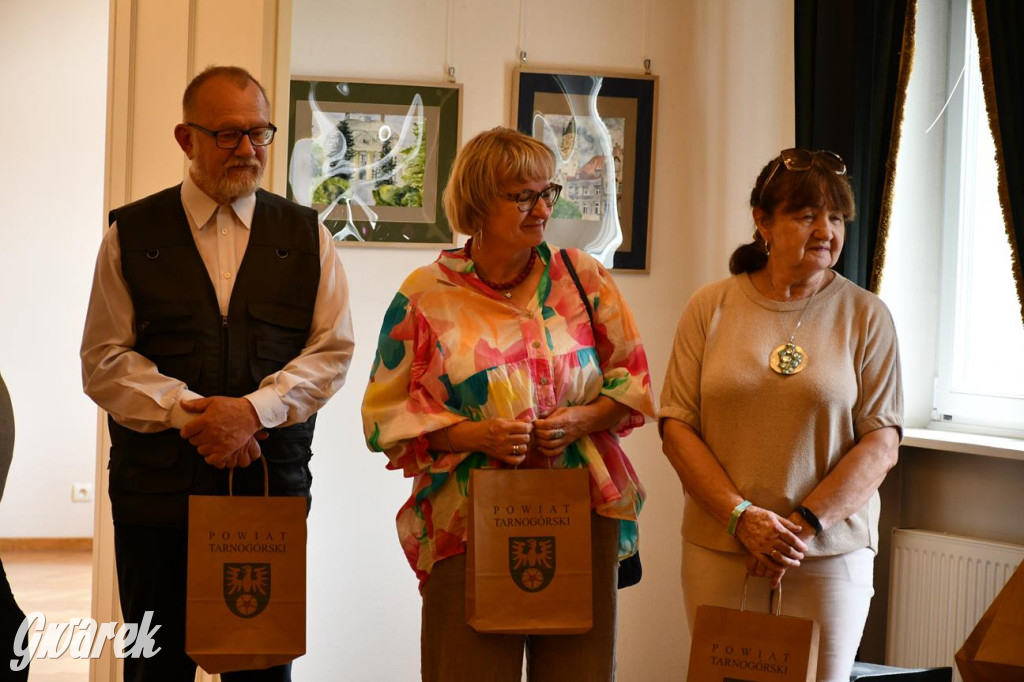 Plener malarski. Wernisaż w pałacu w Nakle Śląskim