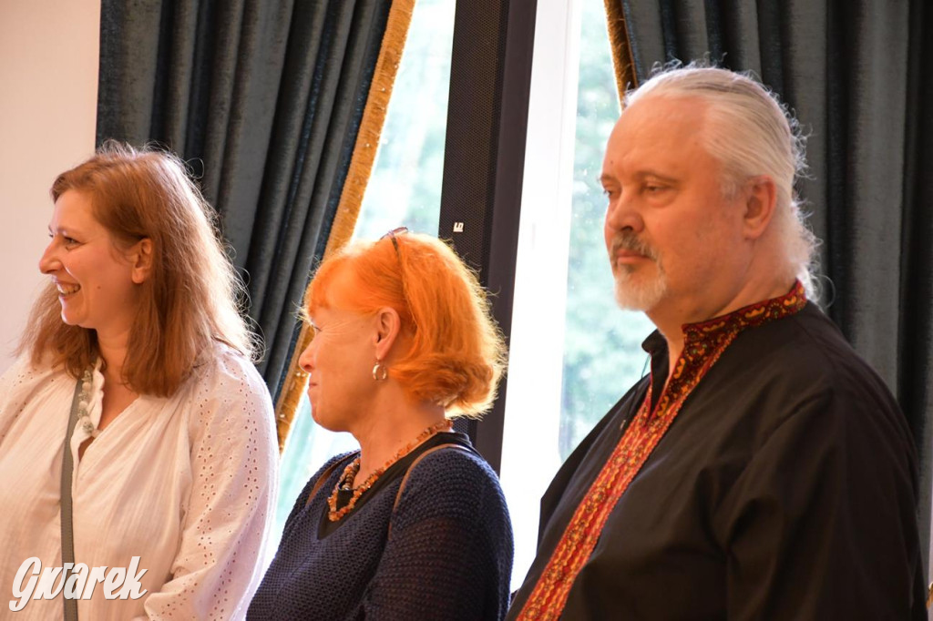 Plener malarski. Wernisaż w pałacu w Nakle Śląskim