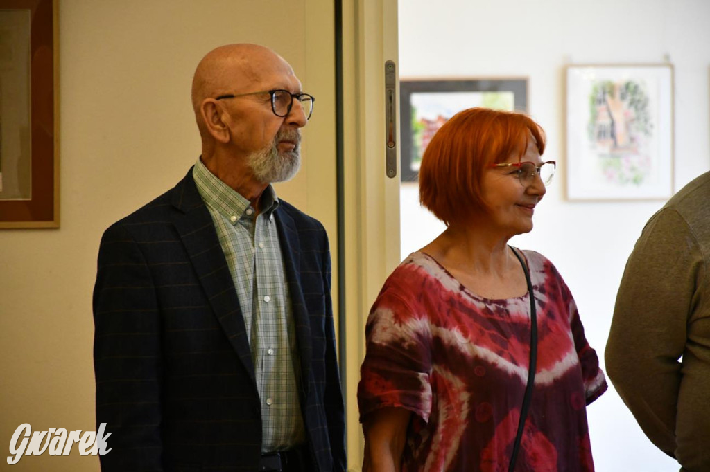 Plener malarski. Wernisaż w pałacu w Nakle Śląskim