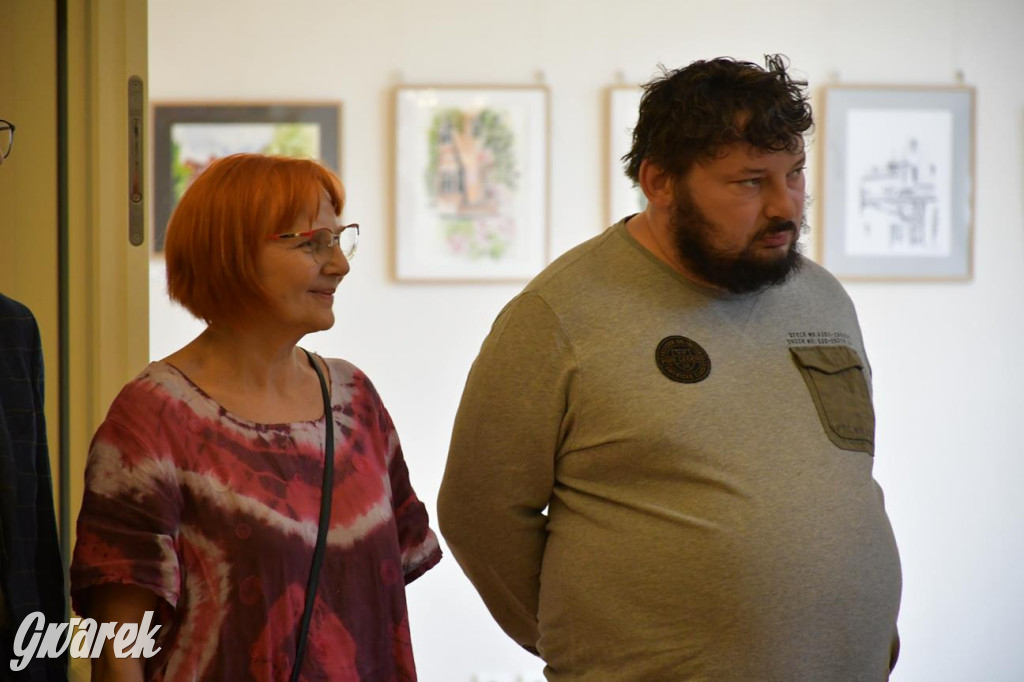 Plener malarski. Wernisaż w pałacu w Nakle Śląskim