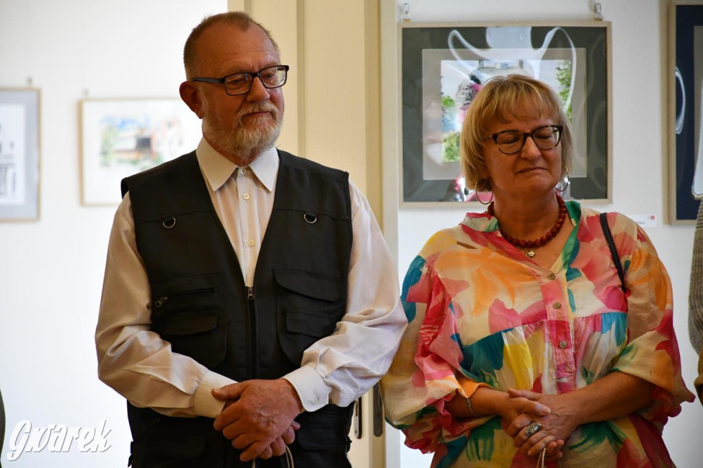 Plener malarski. Wernisaż w pałacu w Nakle Śląskim