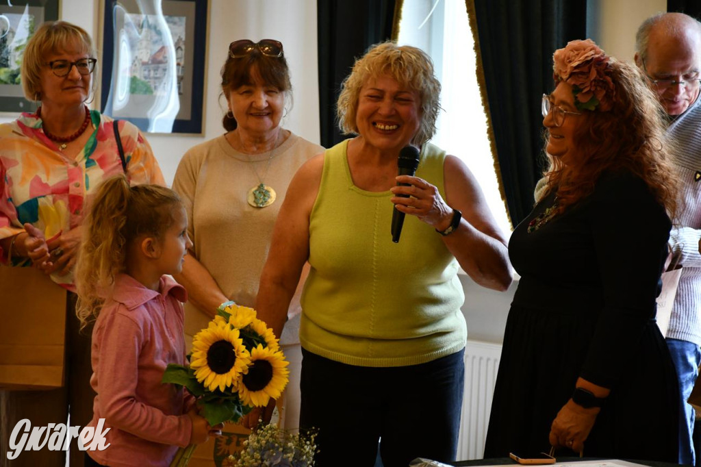 Plener malarski. Wernisaż w pałacu w Nakle Śląskim