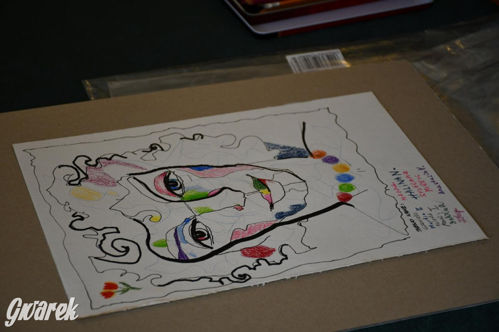 Plener malarski. Wernisaż w pałacu w Nakle Śląskim