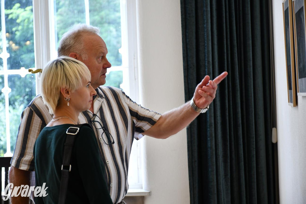 Plener malarski. Wernisaż w pałacu w Nakle Śląskim