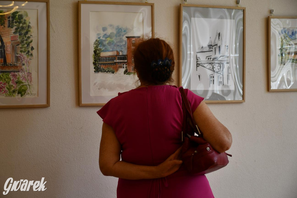 Plener malarski. Wernisaż w pałacu w Nakle Śląskim