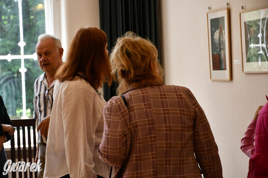 Plener malarski. Wernisaż w pałacu w Nakle Śląskim