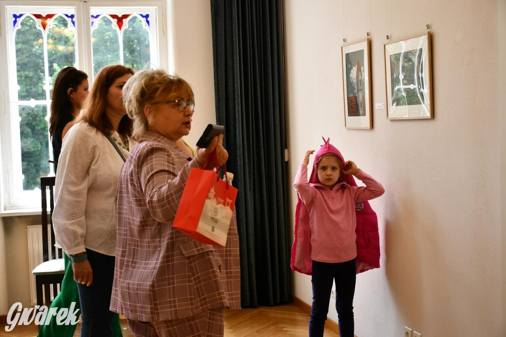 Plener malarski. Wernisaż w pałacu w Nakle Śląskim