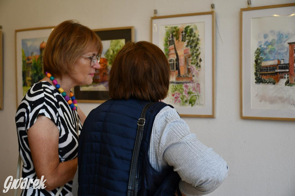 Plener malarski. Wernisaż w pałacu w Nakle Śląskim