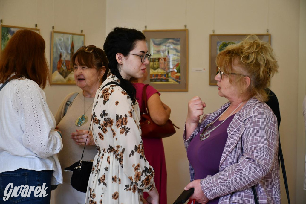 Plener malarski. Wernisaż w pałacu w Nakle Śląskim