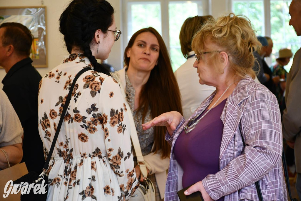 Plener malarski. Wernisaż w pałacu w Nakle Śląskim