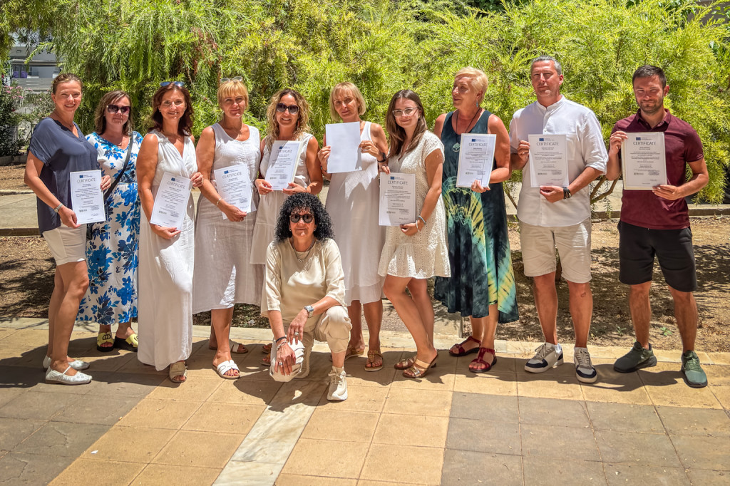 Nauczyciele z Plastyka uczyli się na Krecie